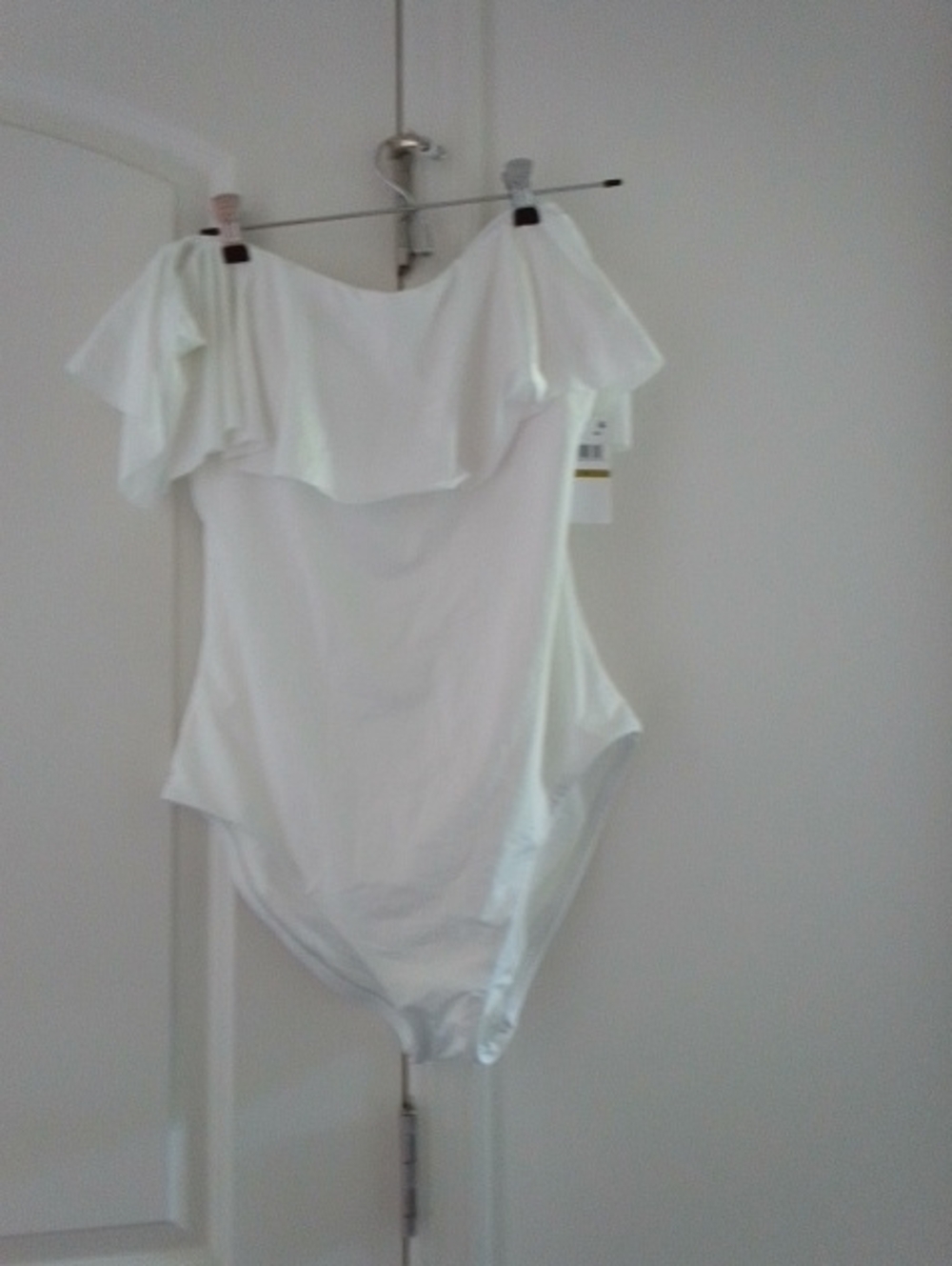 Trina Turk Bathing Suit One Piece Off Shoulder